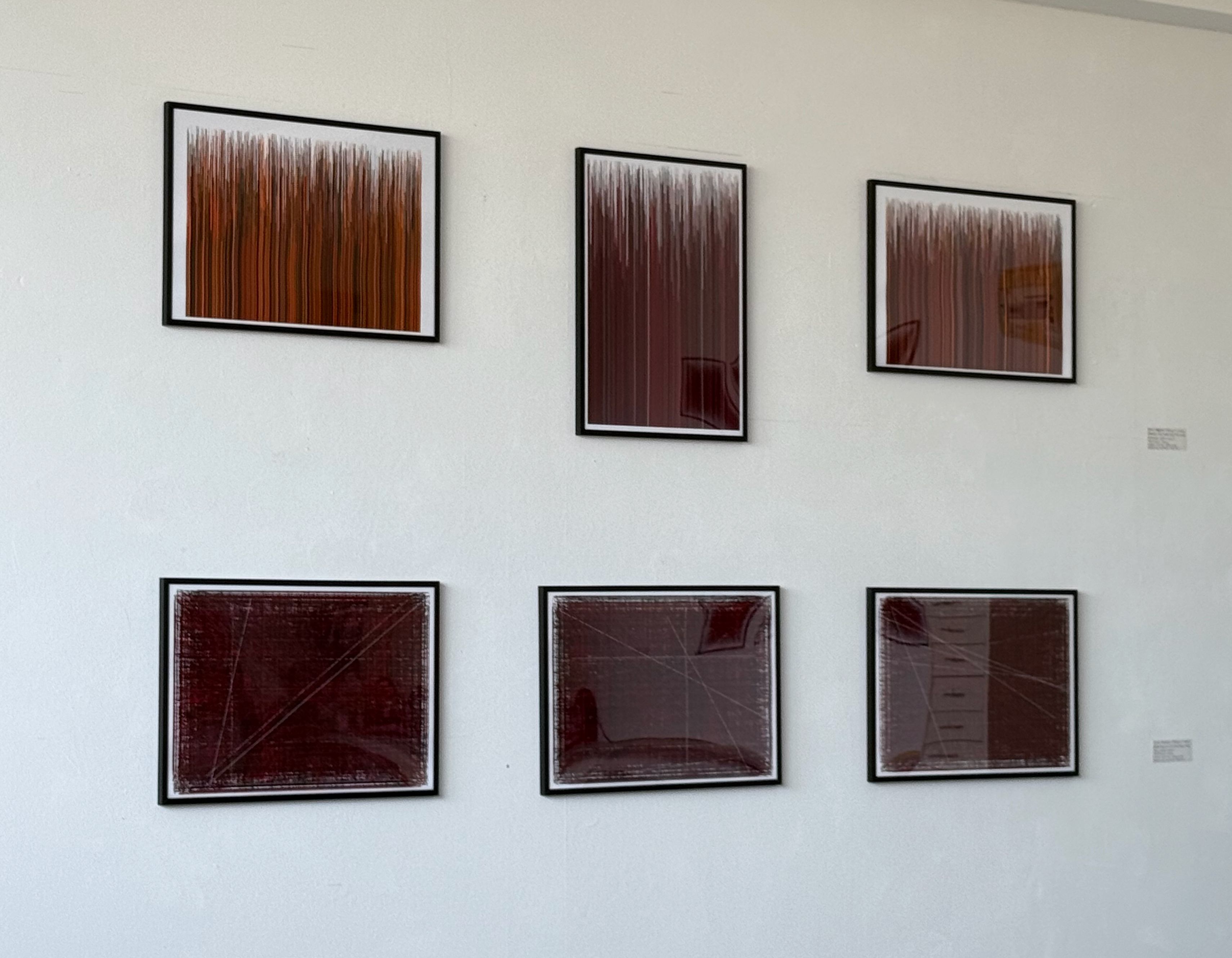 Philip Bradshaw, open studio installation view, 2024